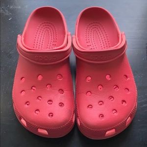 Red Crocs